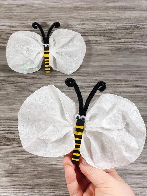20 Easy Bee Crafts for Kids That Are Fun to Make 4 3 Coffee Filter Bumblebees