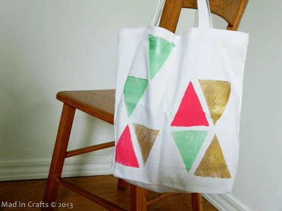 15 Exciting Teacher Crafts 6 5 Block Print Tote Bag