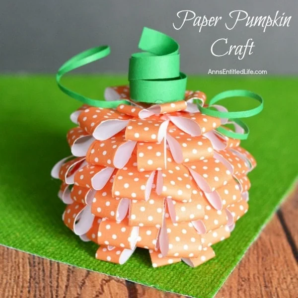 27 Paper Crafts That Will Inspire Anyone 7 6 Paper Pumpkin Craft square