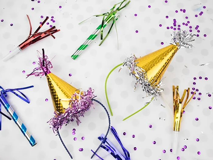 20 Dollar Store Crafts for Kids 10 7 DIY party hats DIY Dollar store craft 1