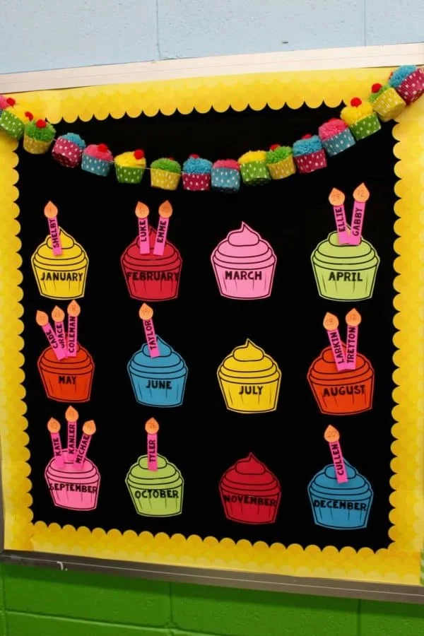 15 Exciting Teacher Crafts 9 8 Birthday Board