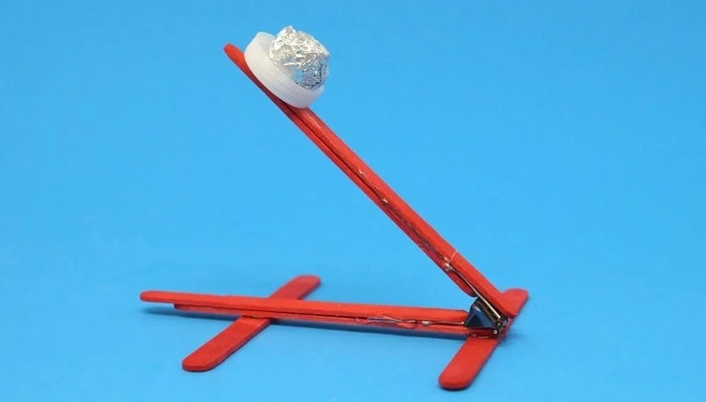 20 Popsicle Stick Crafts Kids Will Love 9 8 catapult binder clip