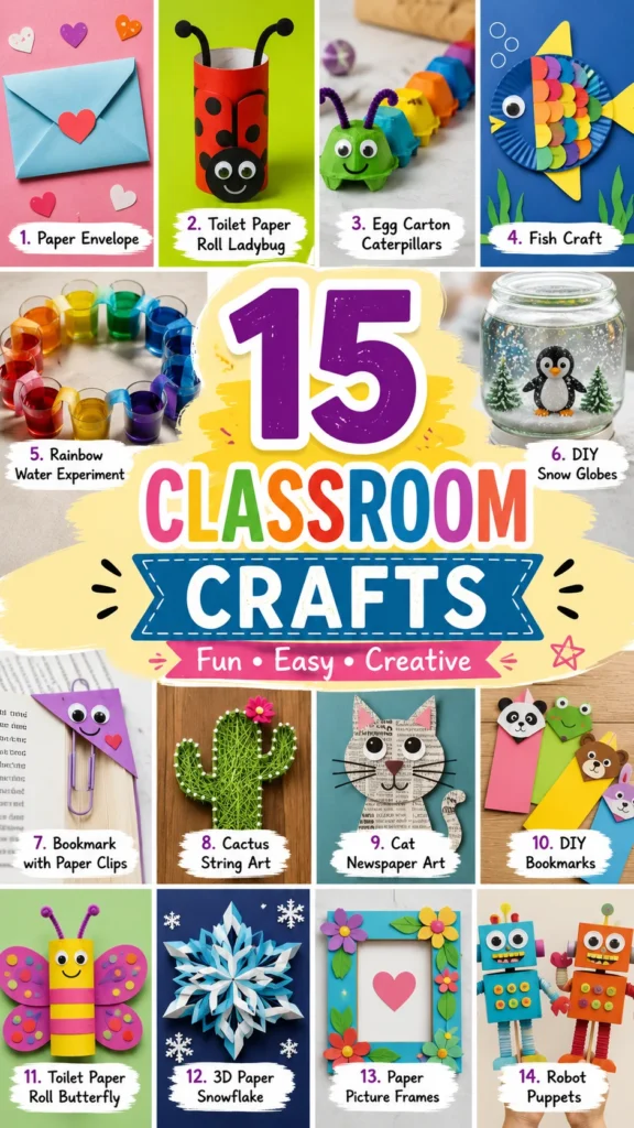 15 Classroom Crafts 1 Classroom Crafts