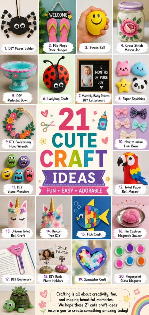 21 Cute Craft Ideas 1 Cute Craft Ideas