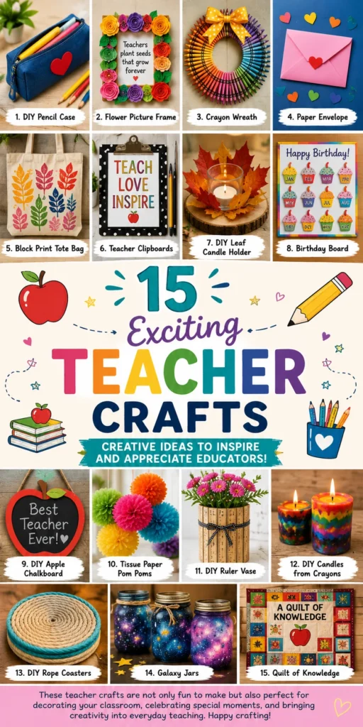 15 Exciting Teacher Crafts 1 Exciting Teacher Crafts
