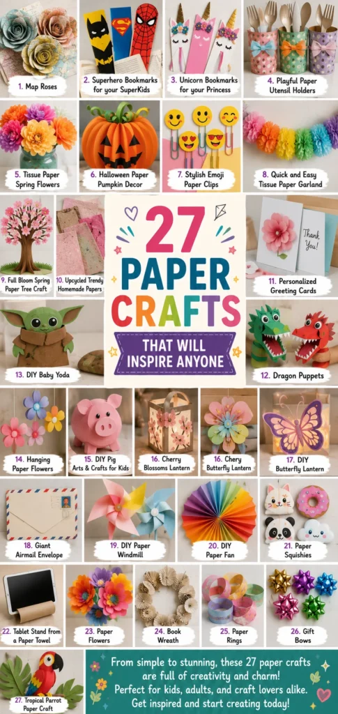 27 Paper Crafts That Will Inspire Anyone 1 Paper Crafts That Will Inspire Anyone