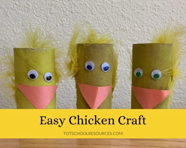 20 Toilet Paper Roll Crafts That Are Fun 20 19 Chicken craft title image