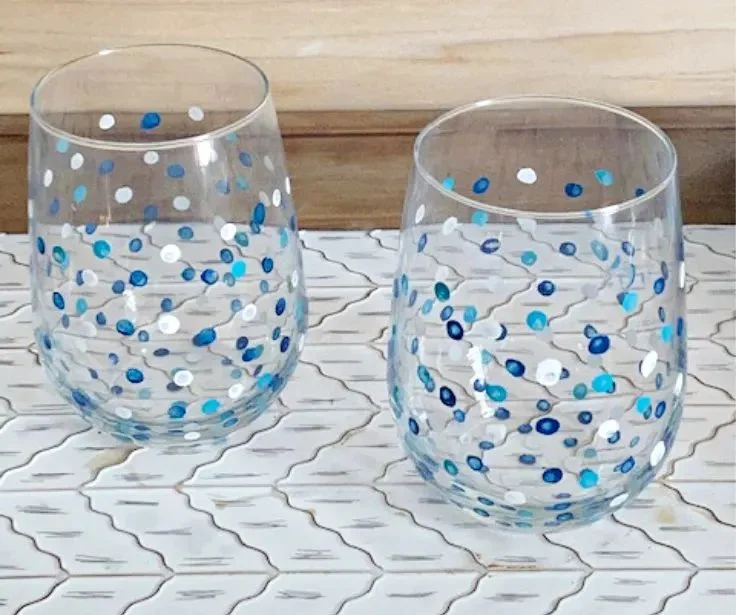 21 Fun Crafts to Do When Bored 9 8. Hand Painted Wine Glasses 1
